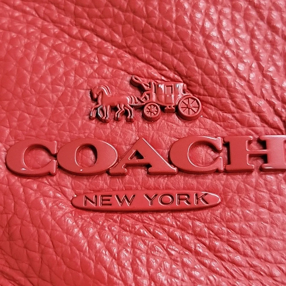 Coach Aria Crossbody Bag In Bright Poppy